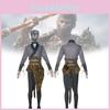 Костюм для косплея Black Myth Wukong для взрослых и детей с дизайном из стильной серой ткани