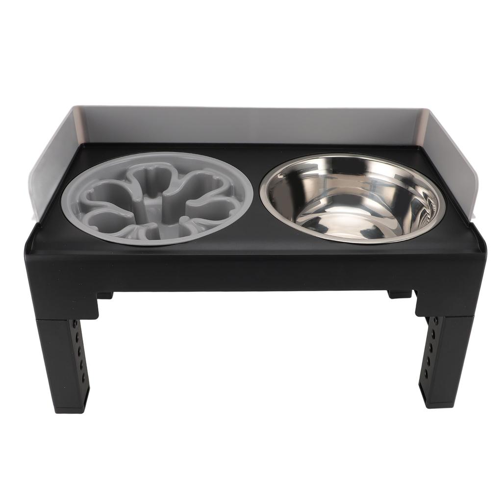 Поднятые миски для собак, устойчивые к загрязнениям, регулируемая подставка для мисок для собак, защита шеи, нескользящая кормушка для собак