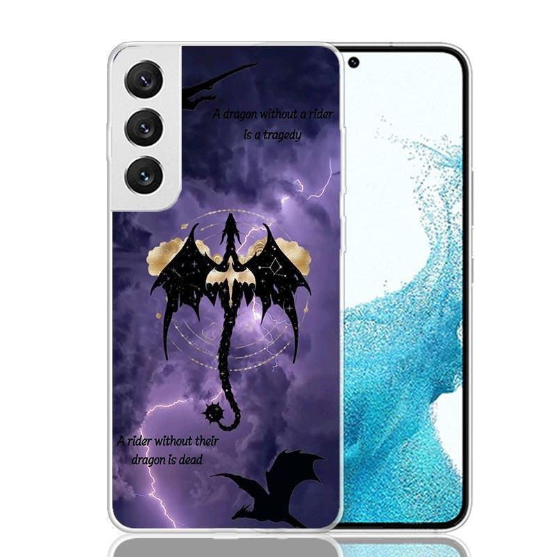 F-Fourth W-Wing Dragon Phone Case For Samsung Galaxy S26 Ultra S23 S24 S25 Edge S20 FE S21 S22 Plus Soft Print Shell Cover Funda