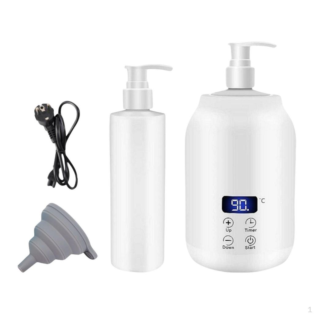 Одноместный масляный обогреватель с регулировкой температуры и светодиодным экраном, белый