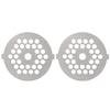 2 шт. Электрическая мясорубка Лезвие из нержавеющей стали Шлифовальная пластина Круглое отверстие для мясорубки типа 5#/B(5мм 30