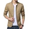 Bomber Jacket Men Stand Collar Mens Jacket Slim Fit Mens Blazer Casual Jackets Male Spring Autumn Thin Windbreaker