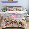 Twice Fan Custom Name Text Print 1Pc Bedding Set Duvet Cover With Two Pillowcases Soft Bed Linen For Household Bedroom
