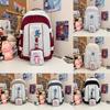 Angel Pattern Stitch School Backpack Anime Design Schoolbag Large Capacity Bag