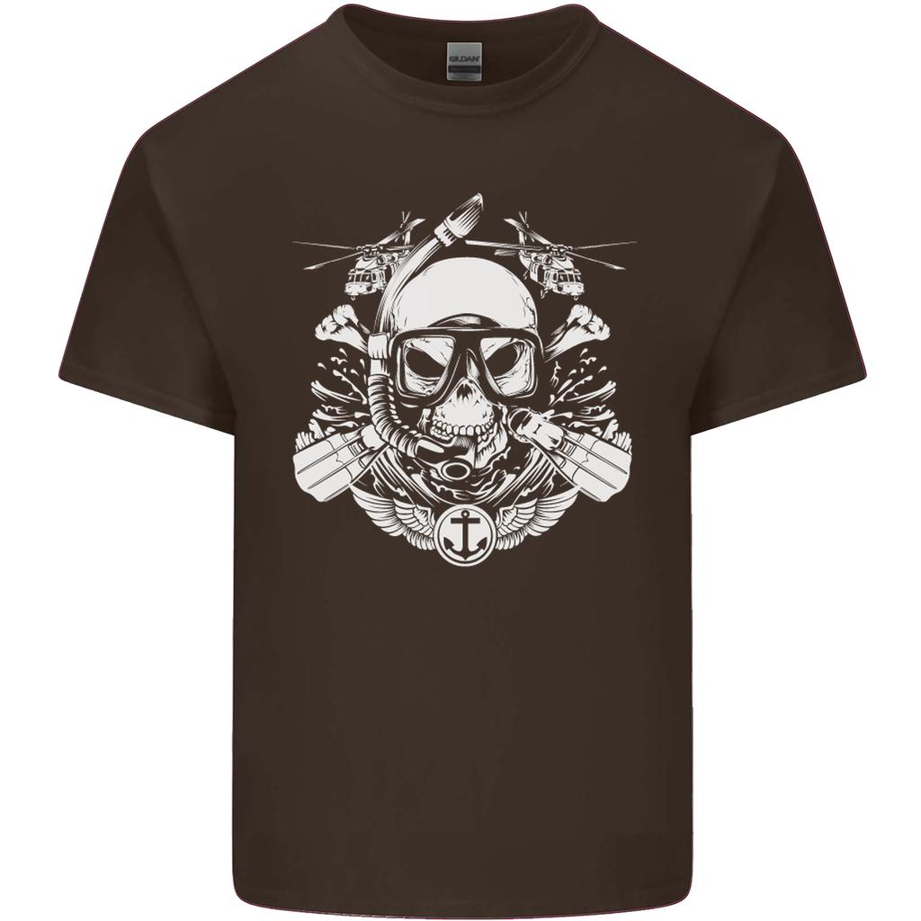 Marine Scuba Diver Navy Seals SBS Diving Unisexs Light Cotton TShirt