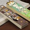 30PCS Cartoon Cat World Bookmark Card Reading Laptop Luggage Waterproof Graduation Students Graffiti Stationery Pages Bookmarks