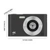 4K Digital Camera 20MP 1080P Digital Video Camera 2.4inch Screen with 32GB Card Face Detection Beauty Effect for Boys Girls Kids