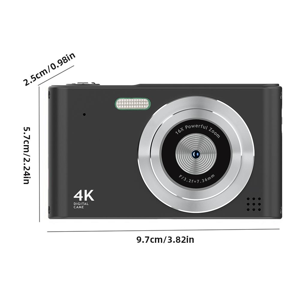 4K Digital Camera 20MP 1080P Digital Video Camera 2.4inch Screen with 32GB Card Face Detection Beauty Effect for Boys Girls Kids