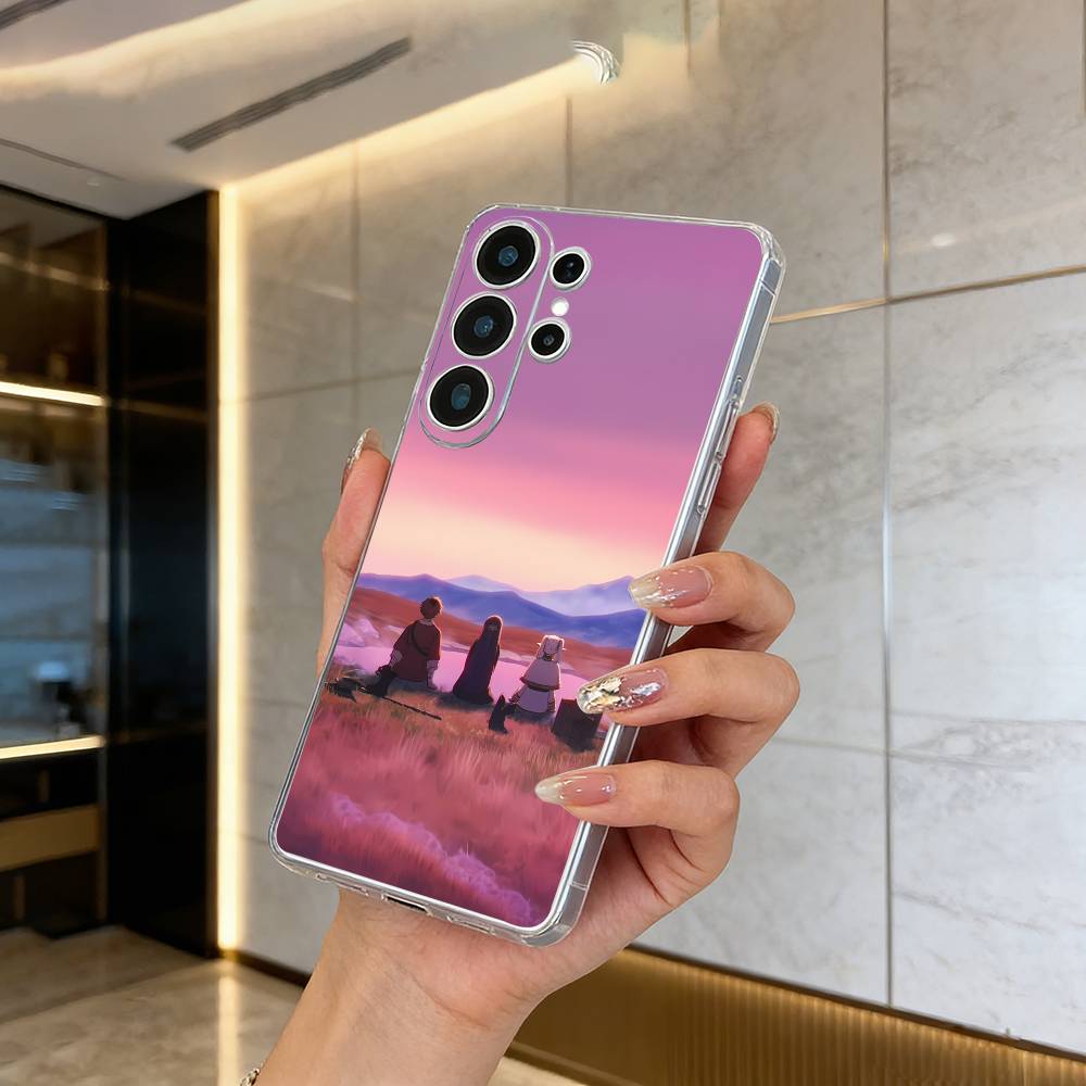 B-Beyond Journey F-Frieren And Fern Прозрачный Мягкий Силиконовый Чехол для Телефона для Samsung S25, S24, S21, S22, S23, S30, Ultra, S20, Plus