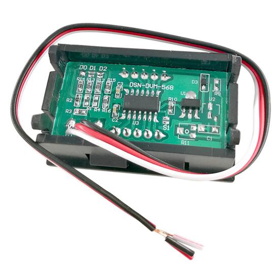 Мини 0,56-дюймовый светодиодный цифровой вольтметр постоянного тока 4,5-30 В, вольтметр, тестер панели напряжения