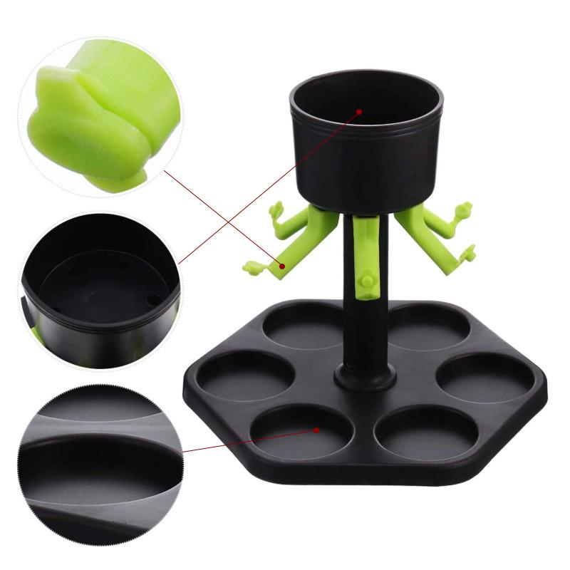 Диспенсер для 6 рюмок, диспенсер для вина, виски, пива, вина, ликера, игры для вечеринок, инструменты для питья, стеклянный диспенсер, аксессуары для бара