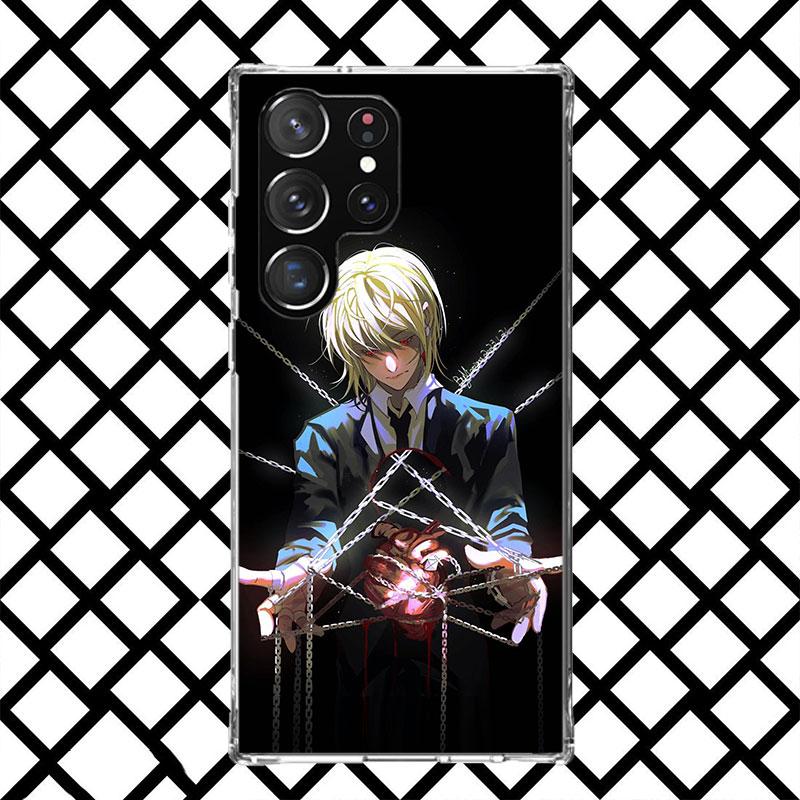 Чехол для телефона Huner X-Hunters Курапика для Samsung Galaxy S26 S25 Edge S24 S23 Ultra S22 Plus S21 FE S20 + Мягкий чехол с принтом Fundas