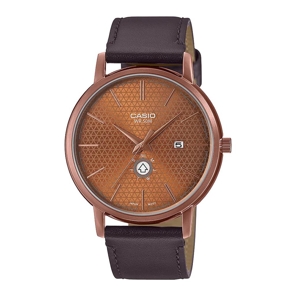 Мужские часы Casio Brown MTP-B125RL-5AVDF,