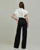 High-waisted Trousers Mira Mia 243017 38 Black