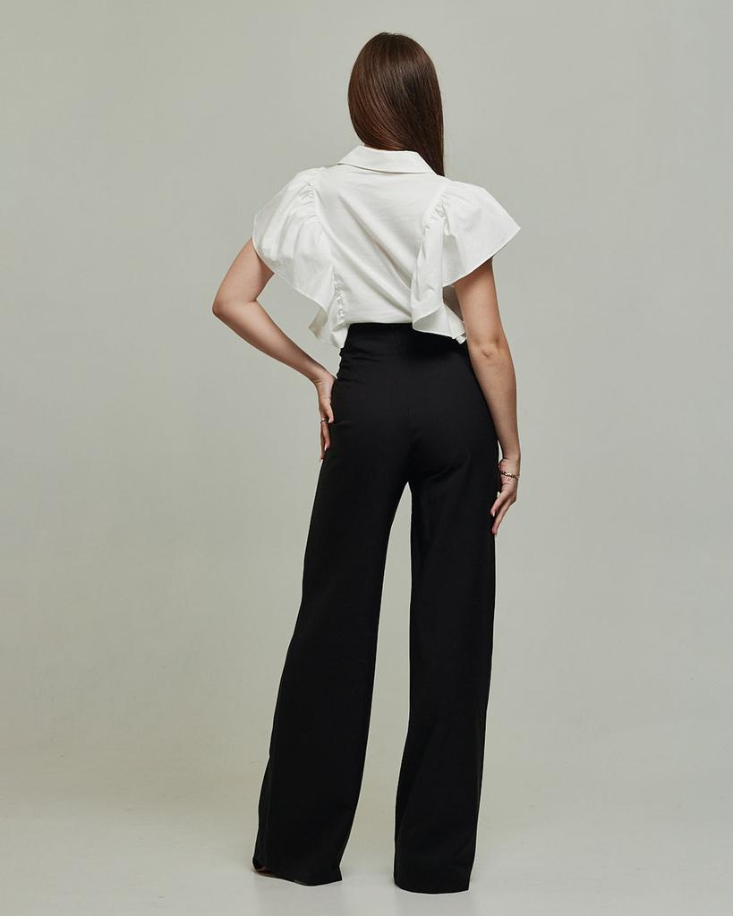 High-waisted Trousers Mira Mia 243017 38 Black