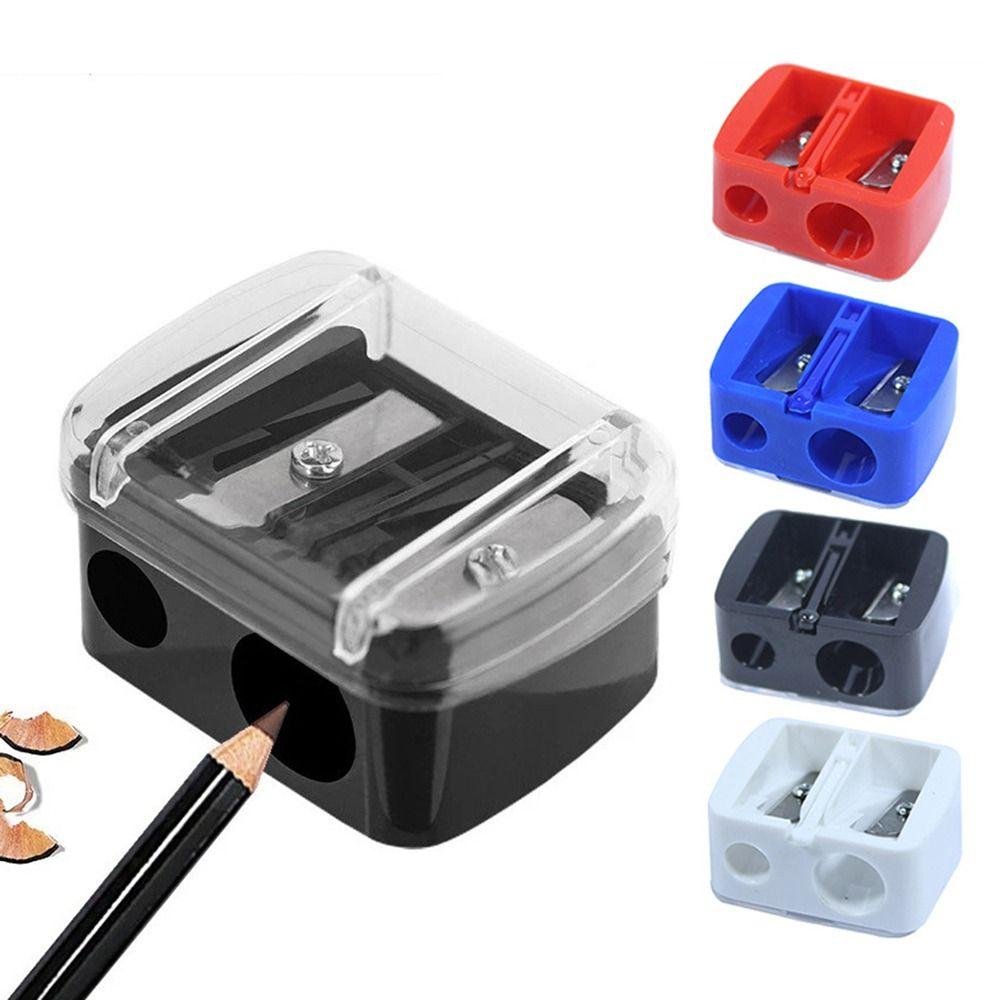 2 шт. пластиковая точилка для карандашей для бровей, классическая заточка, тонкие инструменты, инструмент для макияжа