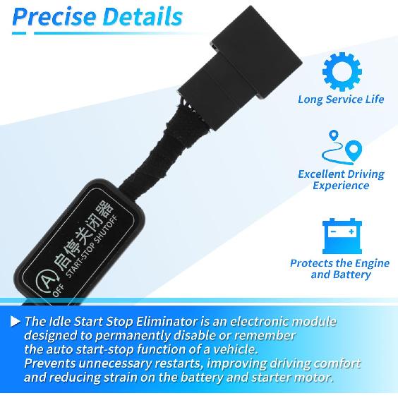 Idle Start Stop Eliminator for Ford F-150 2015 2016 2017 2018 2019 2020 Auto Start/Stop Disable Engine A-Off System for Ford F-150 Raptor 2017
