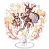 Genshin Impact 2D Standee: Hu Tao, Ganyu, Keqing, Klee, Venti, Qiqi, Diluc, Zhongli, Yanfei Ornament