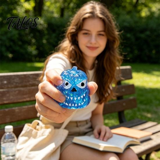 Новогодние подарки на День Рождения Хэллоуин Тыква Мальтоза Игрушка-пищалка, Мягкая Медленно Поднимающаяся TPR Игрушка-антистресс Интерактивные Игры Дорожная Снятие Стресса И