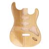 Unfinished Electric Guitar Body Walnut Wood Blank Triple Single Pickup Hole Guitar Barrel