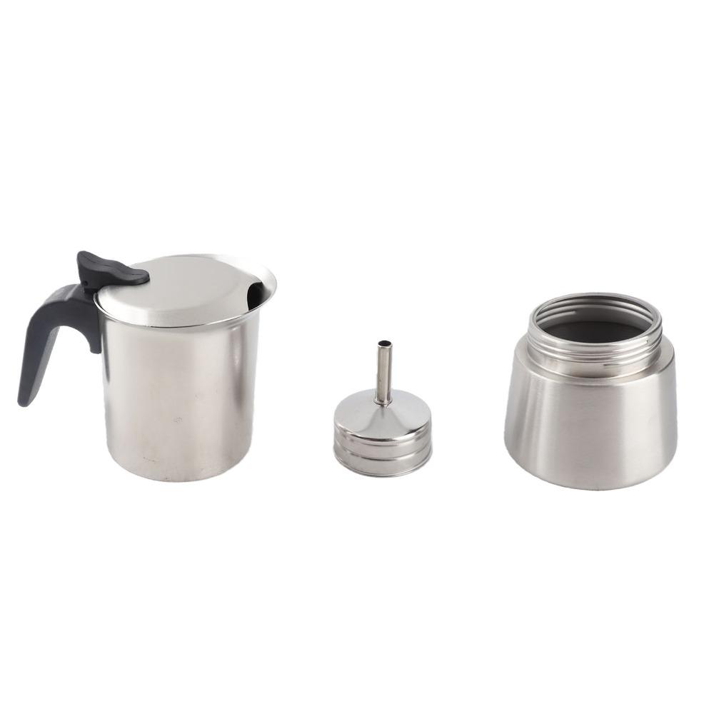 200 Ml Capacity Stovetop Coffee Maker Double Valve Hand Brewed Coffee Pot Coffee Brewing