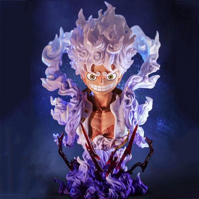 Цельная аниме-фигурка Бога Солнца Ника Gear 5, фигурка обезьяны D Луффи, бюст, статуя, ПВХ, Коллекционная модель, игрушка-кукла