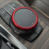 Красное алюминиевое кольцо для центральной консоли IDrive, ручка-регулятор мультимедиа для BMW 1 2 3 4 5 6 7 серии X3 X4 X5 X6