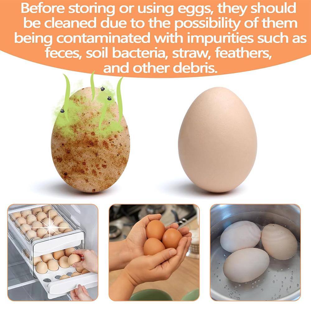 Egg cleansing brush 2pcs extra large version