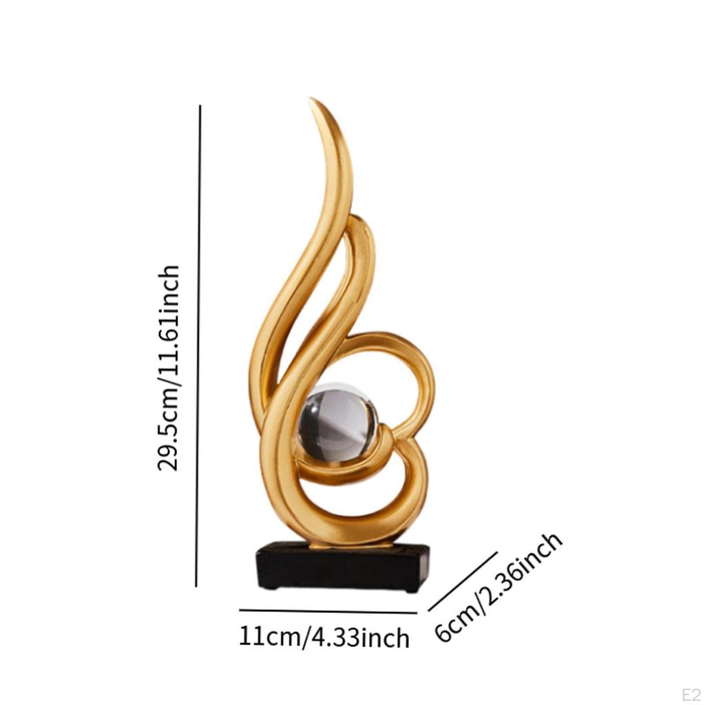 Декоративная фигурка фэн-шуй, центральная часть стола, смоляная современная статуя, настольное украшение для офиса