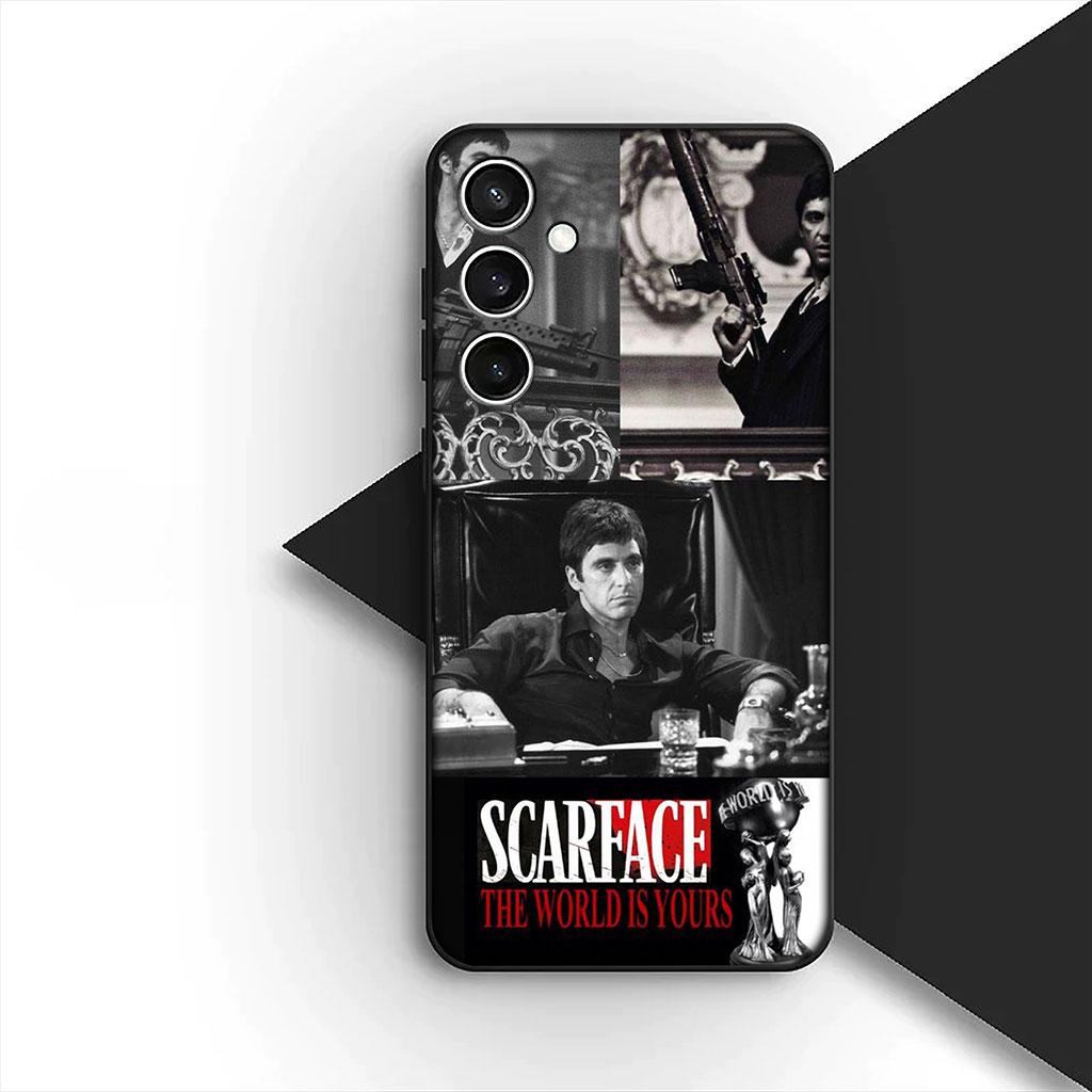 Phone Cover for Motorola Moto G86 G57 E14 E15 G14 G34 G35 G84 G24 A54 G15 Power E22 Soft Silicone Case S-Scarfaces Wallpaper