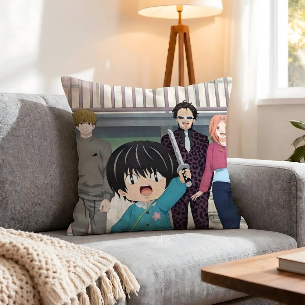 Anime Kotaro Lives Alone Cushion Cover 1Pcs Decorative Covers Soft Cushion Case For Sofa Couch Decor 40X40 45X45 Pillowcases
