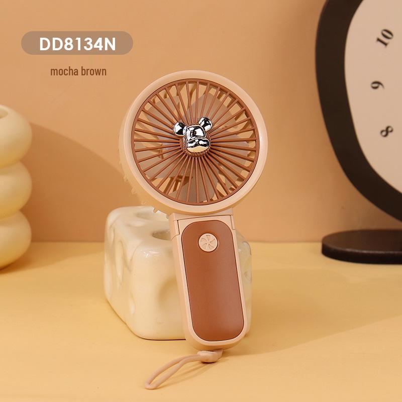 Cartoon USB Rechargeable Mini Handheld Fan with Custom Logo
