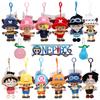 Плюшевые игрушки One Piece Луффи Чоппер Сабо Эйс Плюшевый кулон Дьявольский плод Набитая аниме-игрушка Милый Чоппер Кукла Луффи Подарок на день рождения