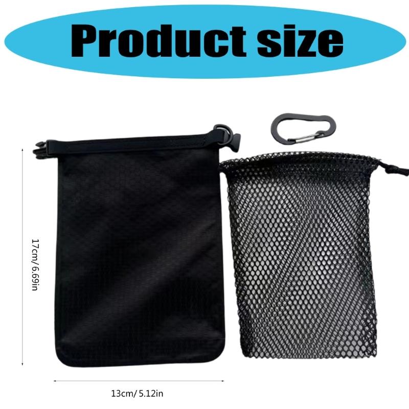 Travel Soap Bag Leak Proof Travel Soap Carriers and Quick Drying Lathering Bag with Hook for Hiking Camping and Outdoor
