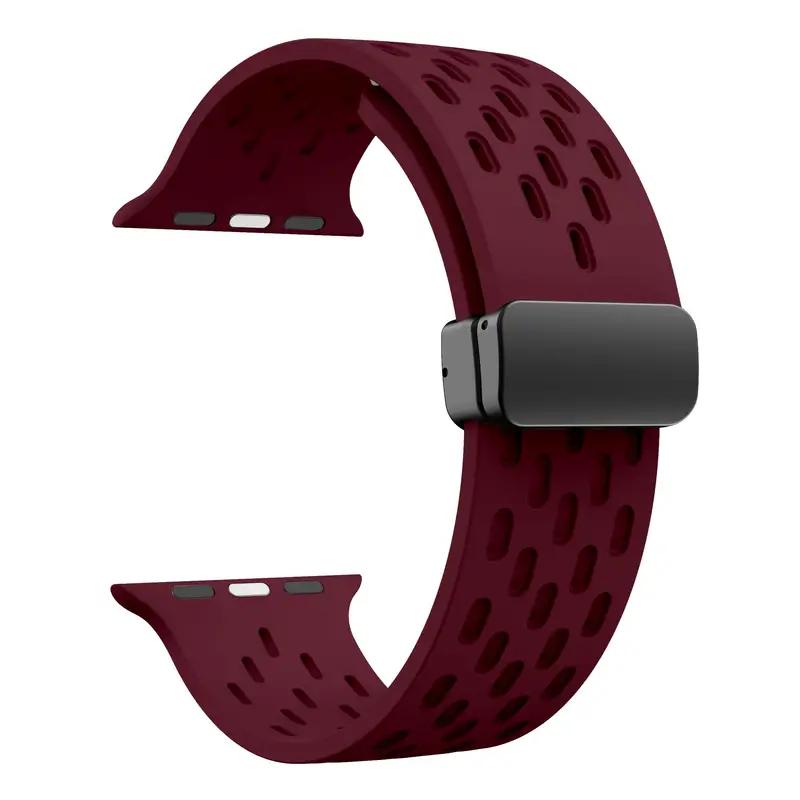 Силиконовый ремешок для Apple Watch band 49мм 45мм 44мм 42мм 46мм 40мм 41мм Браслет Correa iWatch Series 11 9 8 10 SE 7 6 5 Ultra 2