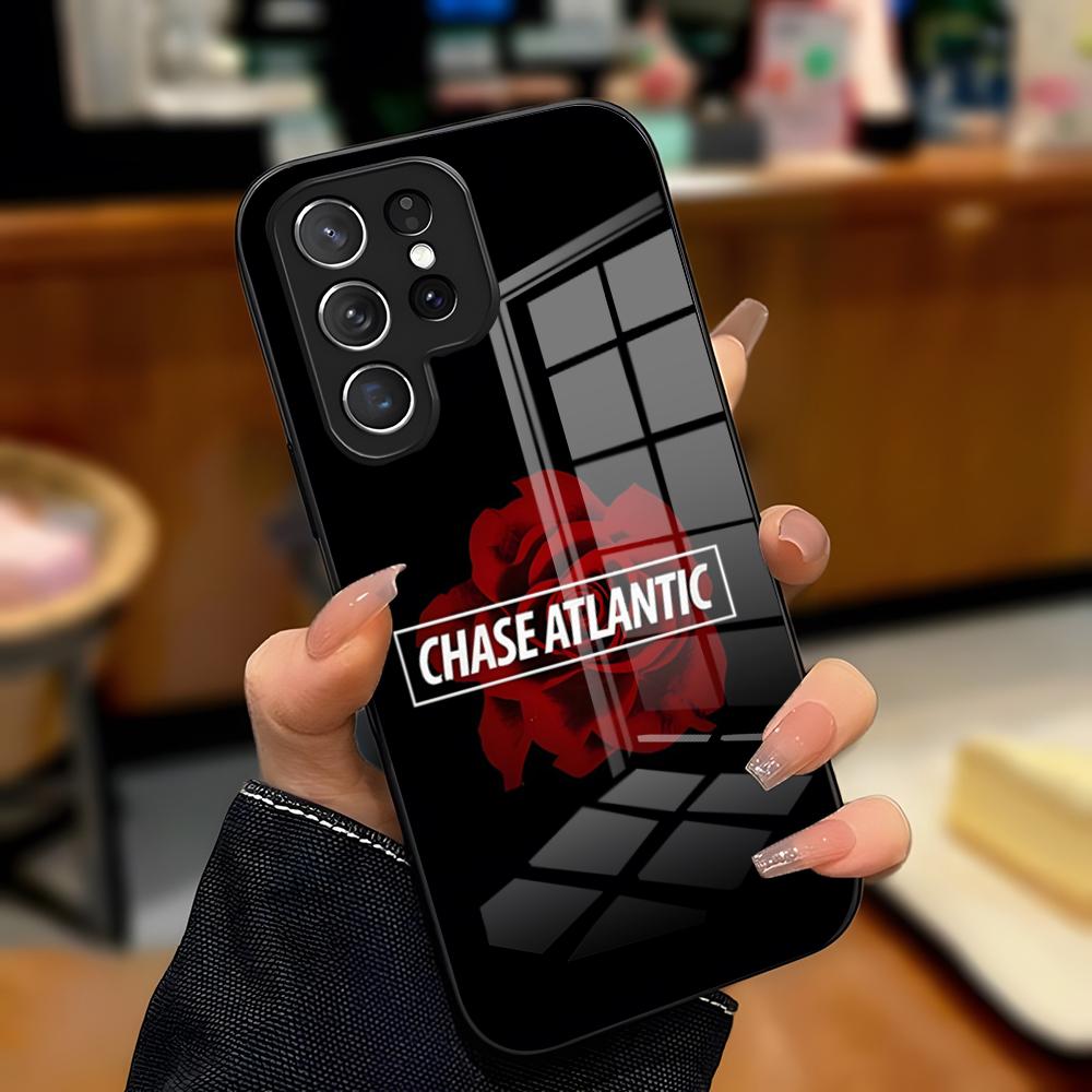 Чехол для телефона C-Chase Atlantic Music для Samsung A25 A13 A33 5G A54 A36 A35 A56 A52 A14 Ударопрочный стеклянный чехол