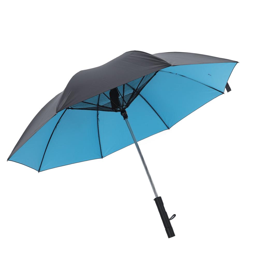 Sun Umbrella with Built In Fan 80cm 3000mAh UV Guard Foldable Blades Rechargeable Cooling Fan Umbrella for Outdoor
