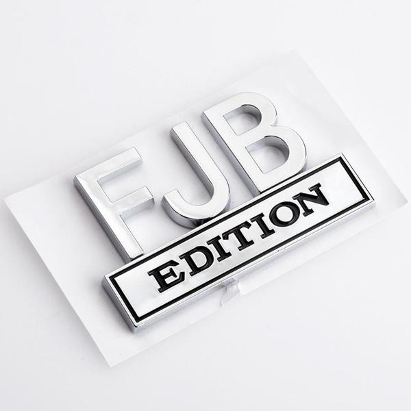 Автомобильная наклейка 3D металлическая эмблема FJB EDITION, значок, наклейки, автомобильный Стайлинг