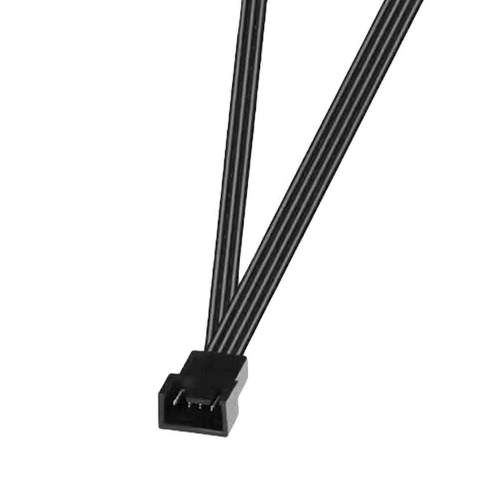 Портативный вентилятор PWM разветвитель гнездо-папа разветвитель питания изоляционный материал ПВХ удлинительный кабель разъем для корпусного вентилятора ПК