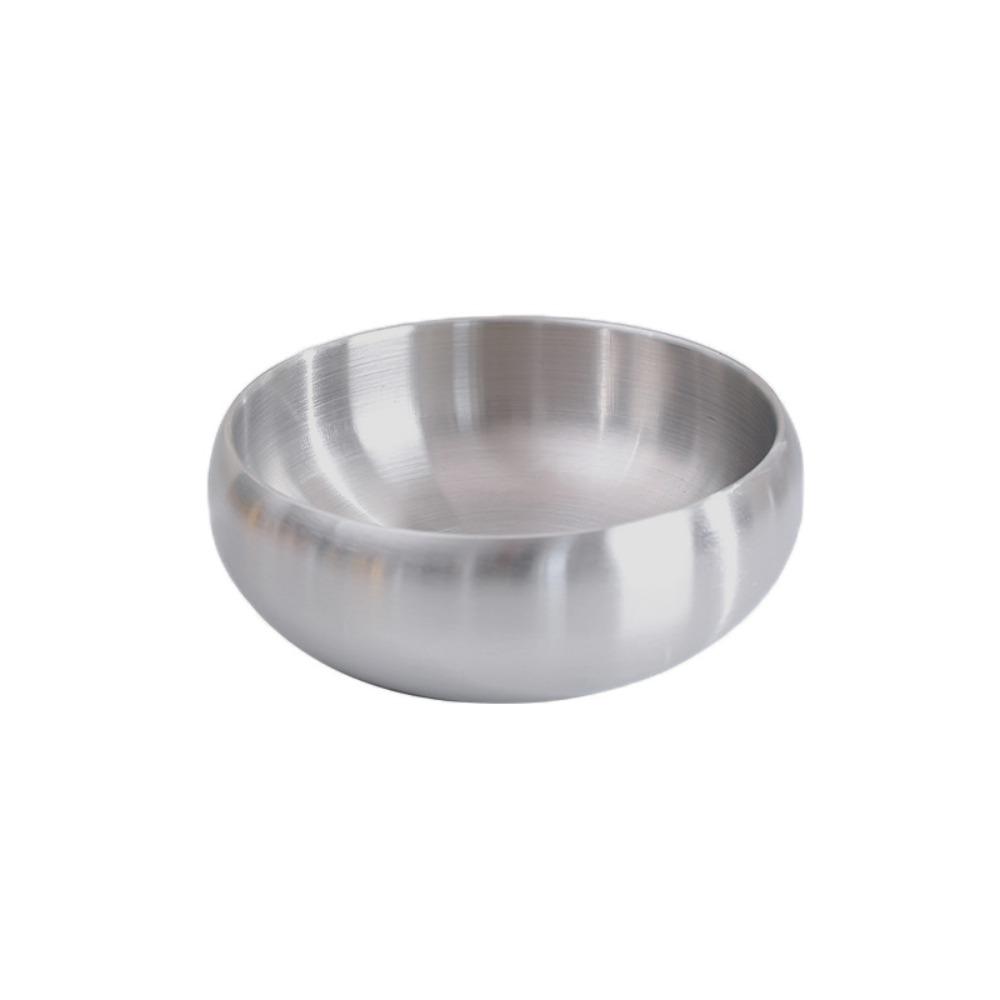 Double-Layer Korean Stainless Steel Rice Bowl Heat Insulated Kimchi Bowl Soup Bowls Children