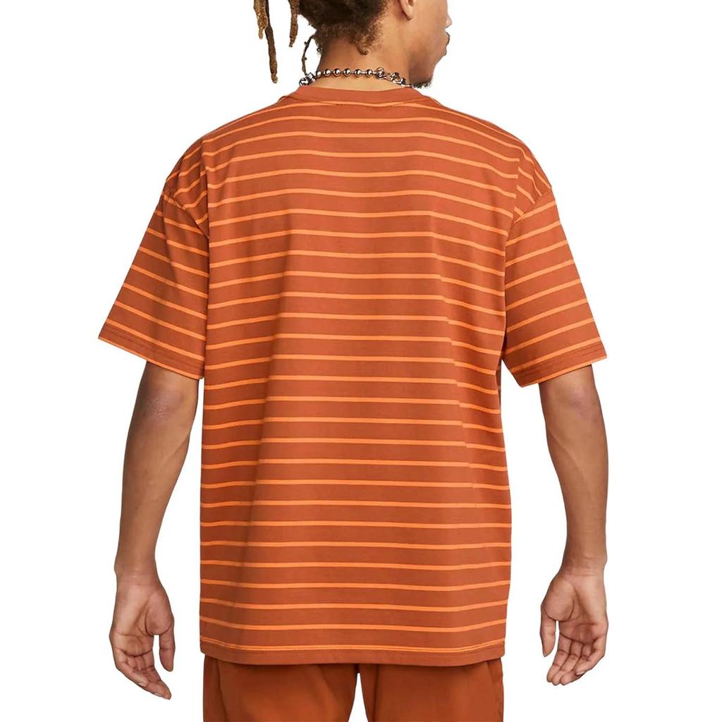 Nike T Shirts Men's Orange Crew Neck Moderate (Unisex) T-Shirts FB8130 246