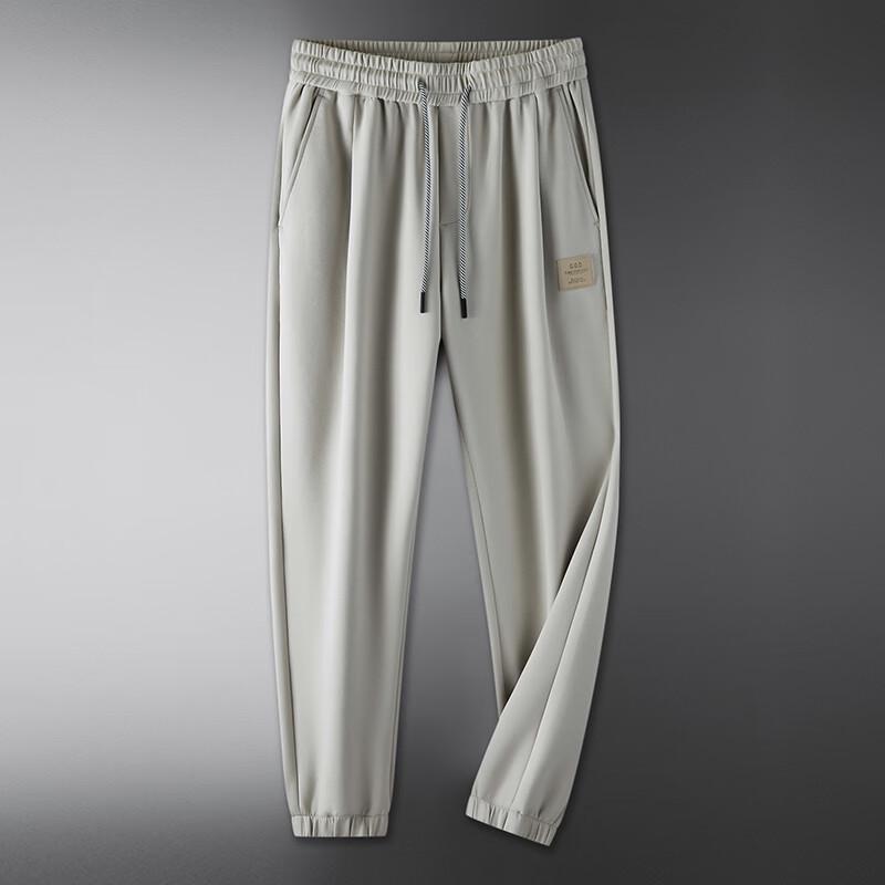 Dibinze Men's Plus Size Elastic Waist Stretch Jogger Pants