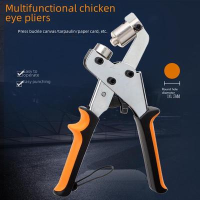 10,5-миллиметровые люверсы и пробойники для брезента и парусины с демонстрационной подставкой