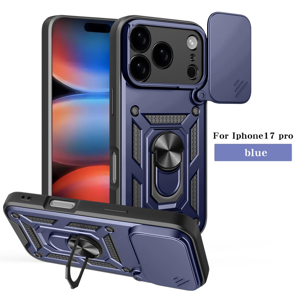 Бронированный защитный чехол для iPhone 17 16 Pro Max с магнитным кольцом для iPhone 17 Air 16E чехол для телефона с защитой камеры