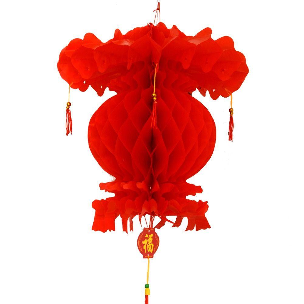 Waterproof Honeycomb Lanterns Foldable Spring Festival Pendant Chinese Hanging Lantern Home
