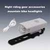 Велосипедная фара, супер яркая, с высоким люменом, водонепроницаемая, простая в установке, USB перезаряжаемая, светодиодная, для ночной езды, велосипедная фара