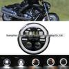 5.75" LED Streamer Headlight for Harley Motorcycle Modifications