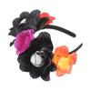 Rose Flower Crown Halloween Skull Hair Hoop Halloween Flower Hairbands  Kids/Children