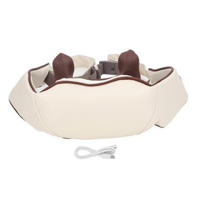 Массажер для спины, плеч, шеи с подогревом, 2 режима, беспроводная 3D-подушка для глубокого массажа тканей