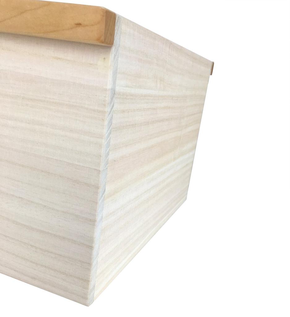 Банка для риса Umezawa Domestic из неотбеленного риса павловния, раздвижная, 5 кг, 641014